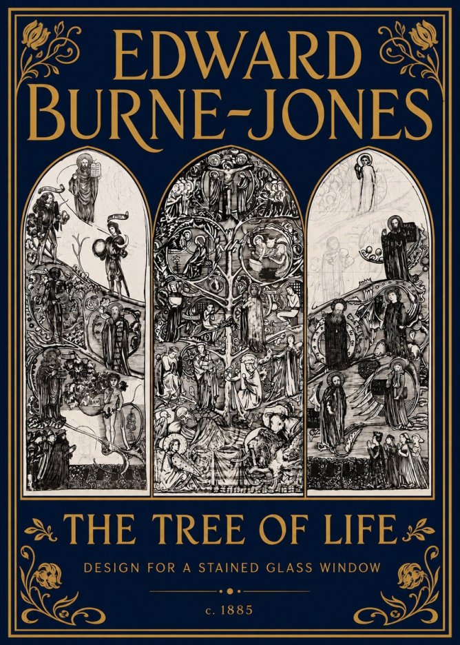 Edward Burne-Jones The Tree of Life No5 - Affiche