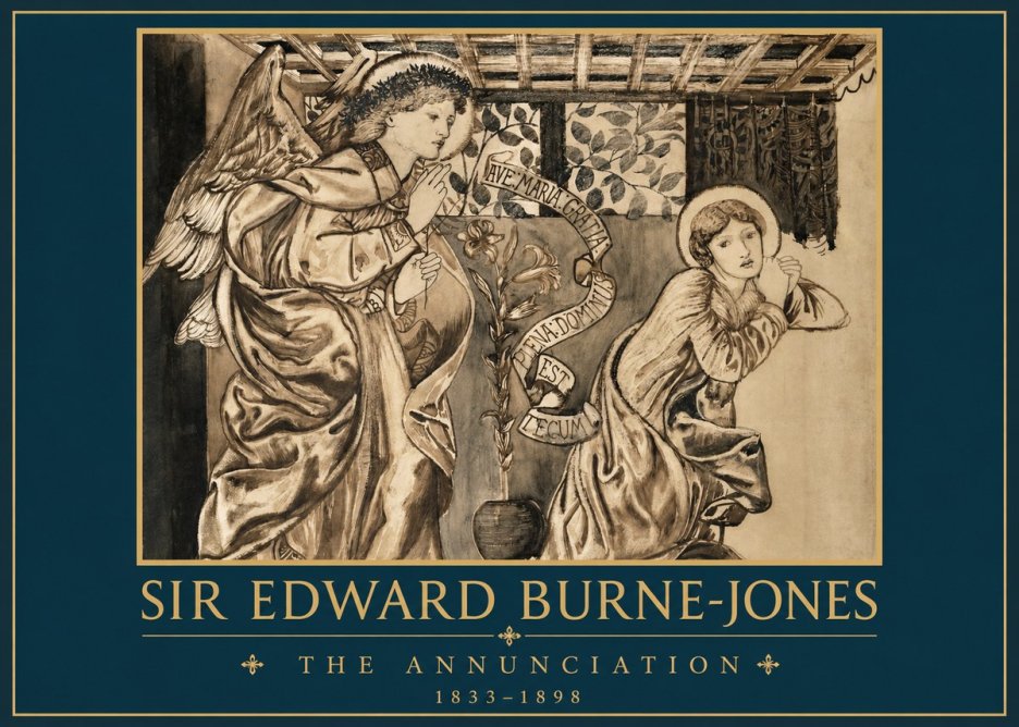 Edward Burne-Jones The Annunciation II No2 - Affiche