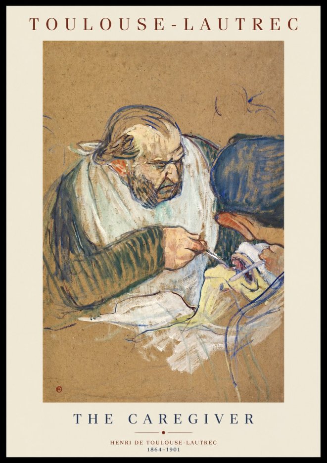 Toulouse-Lautrec The Caregiver No1 - Affiche