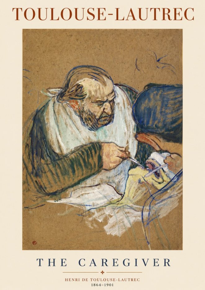 Toulouse-Lautrec The Caregiver No3 - Affiche