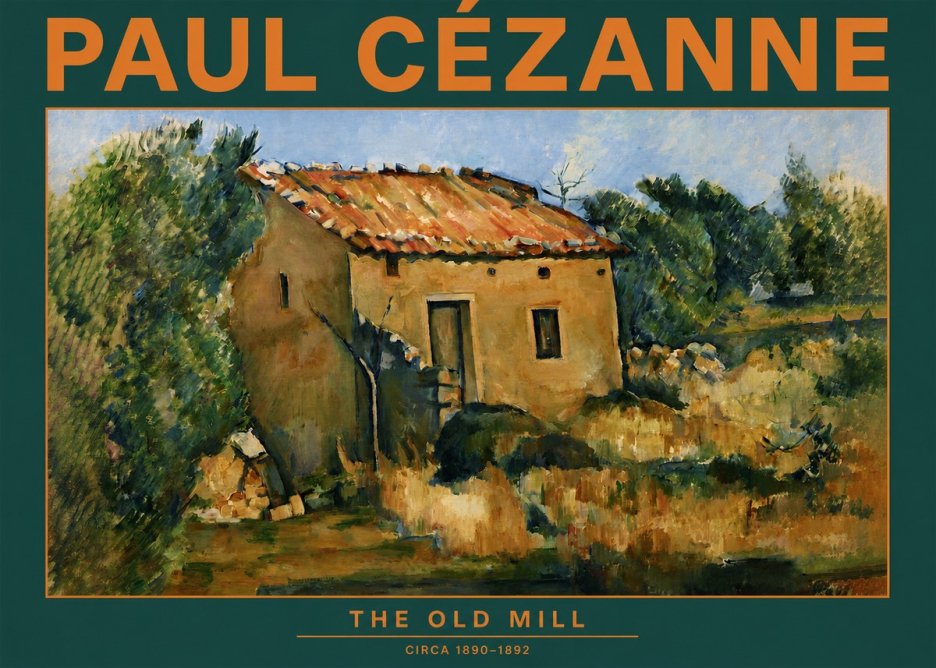 Paul Cézanne The Old Mill No2 - Affiche