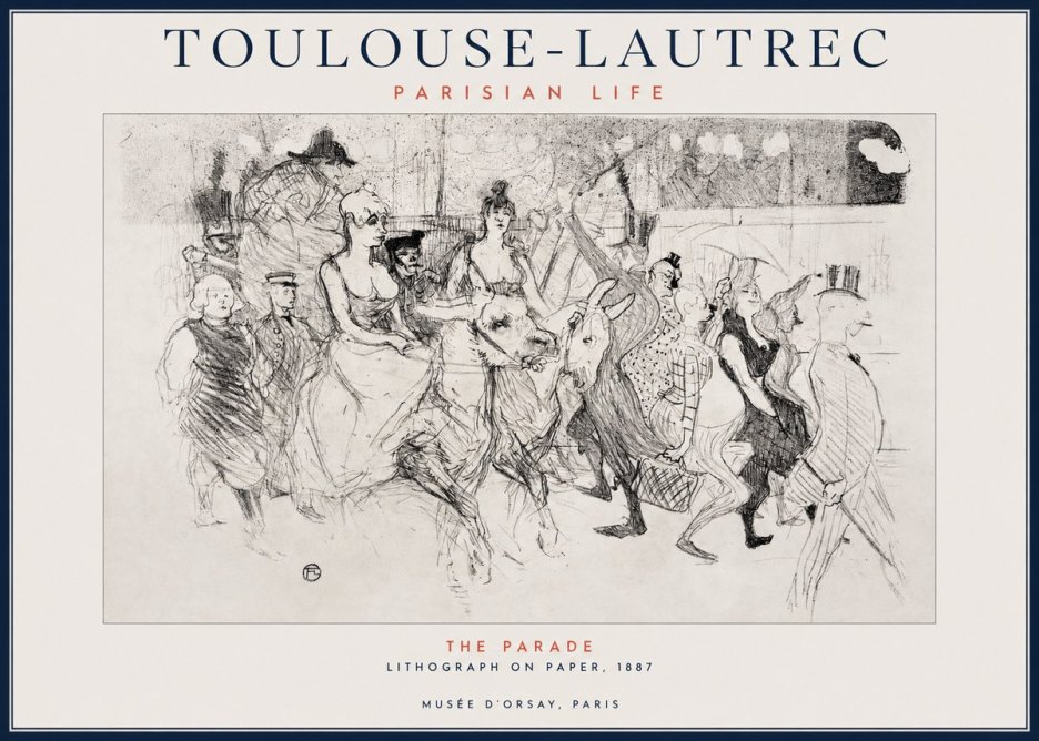 Toulouse-Lautrec The Parade No1 - Affiche