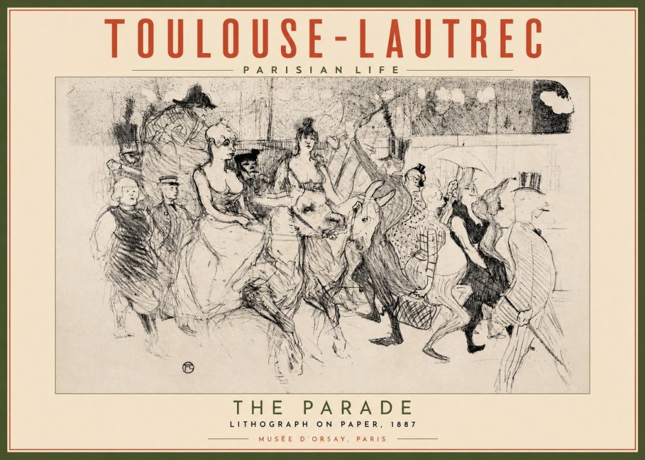 Toulouse-Lautrec The Parade No2 - Affiche