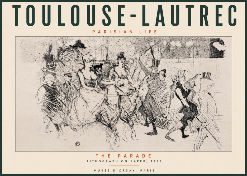 Toulouse-Lautrec The Parade No4 - Affiche