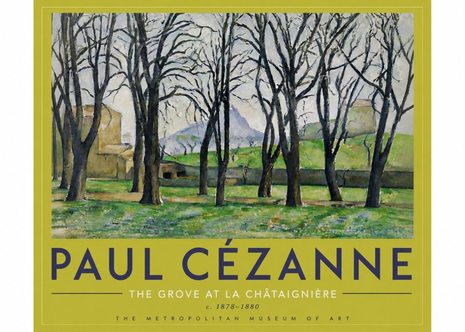 Paul Cézanne The Grove at La Châtaignière No5 - Affiche