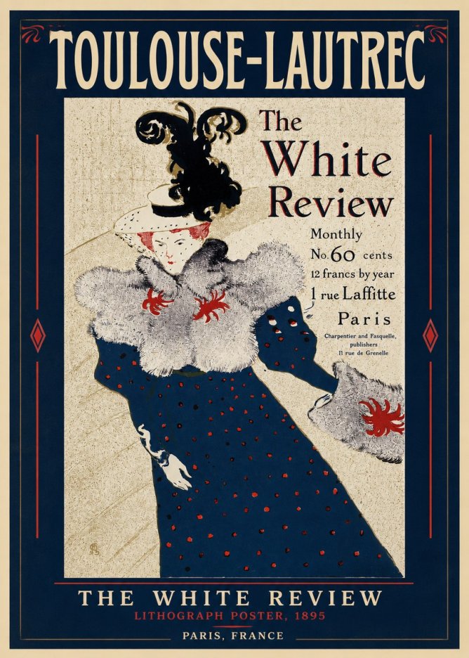 Toulouse-Lautrec The White Review No2 - Affiche