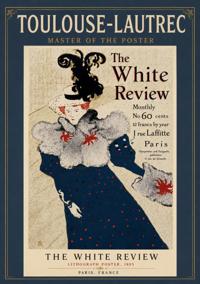 Toulouse-Lautrec The White Review No5 - Affiche