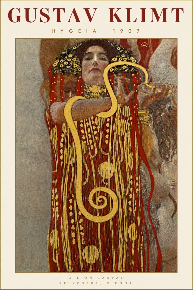 Klimt Hygeia No2 - Affiche
