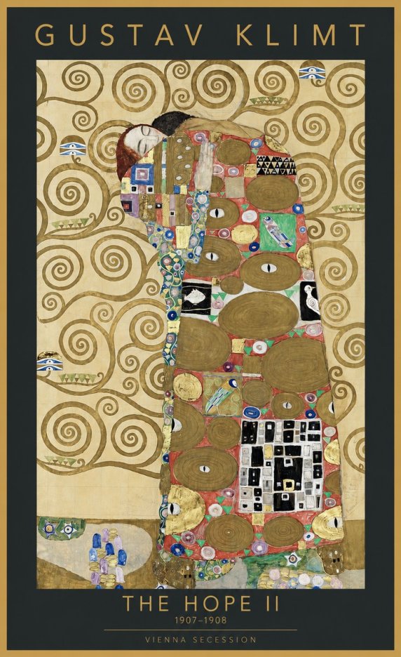 Klimt The Hope Ii No2 - Affiche