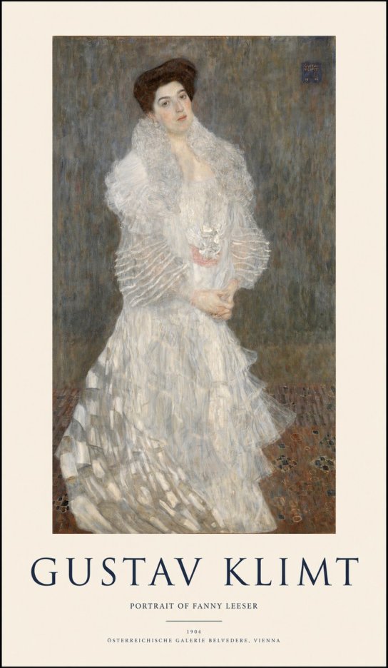 Klimt Portrait of Fanny Leeser No1 - Affiche
