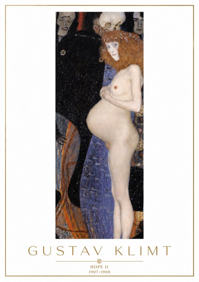 Klimt Hope Ii No4 - Affiche