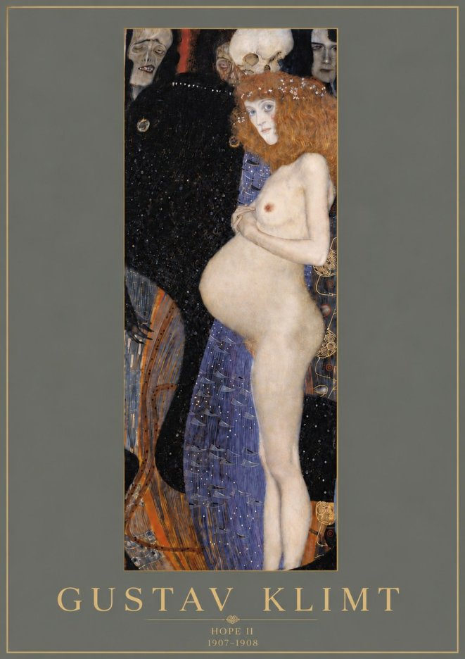 Klimt Hope Ii No6 - Affiche
