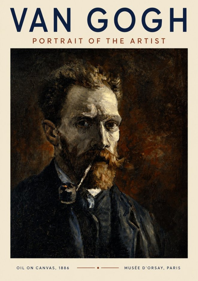 Van Gogh Portrait of the Artist I No6 - Affiche