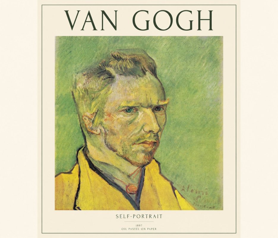 Van Gogh Self-portrait II No1 - Affiche