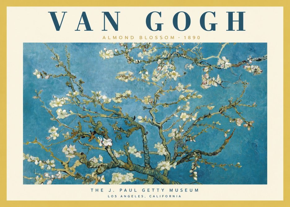 Van Gogh Almond Blossom No6 - Affiche