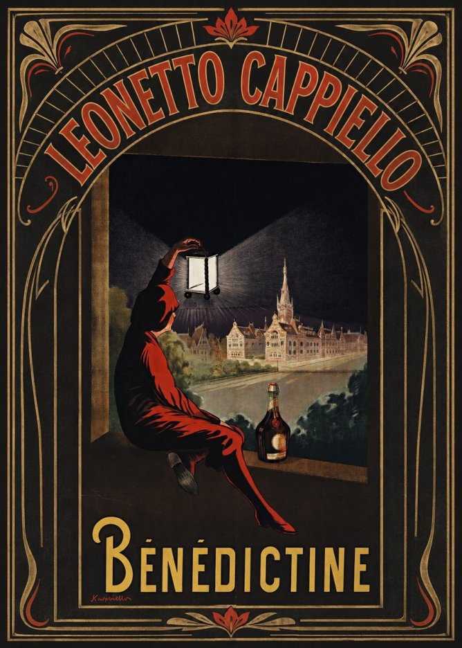 Leonetto Cappiello Bénédictine No3 - Affiche