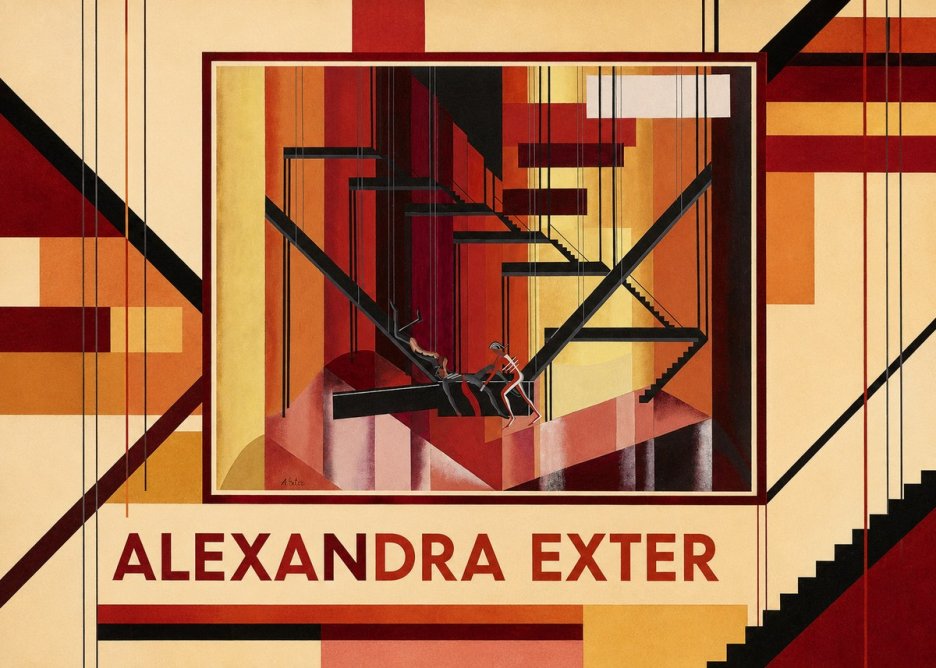 Alexandra Exter Constructivist Stage Design No1 - Affiche