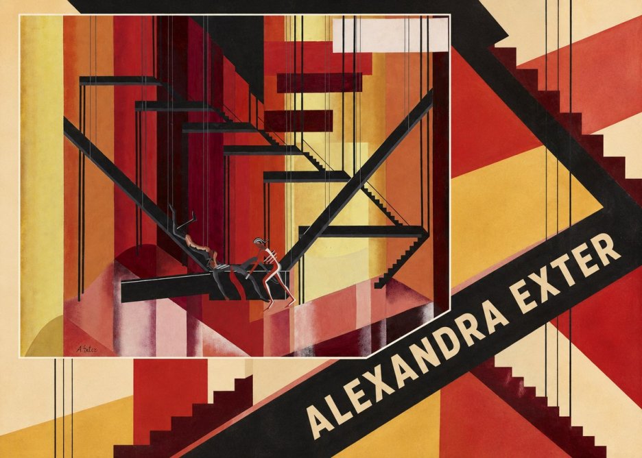 Alexandra Exter Constructivist Stage Design No5 - Affiche