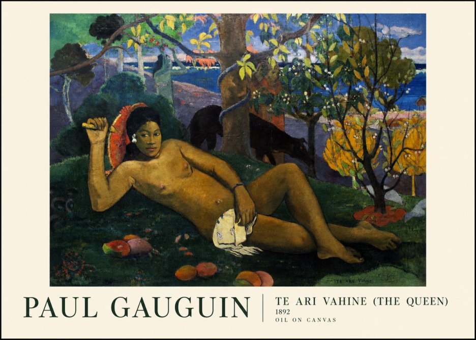 Paul Gauguin Te Ari Vahine (the Queen) No1 - Affiche