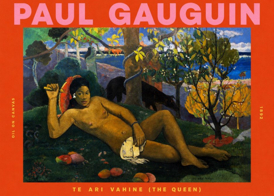 Paul Gauguin Te Ari Vahine (the Queen) No2 - Affiche