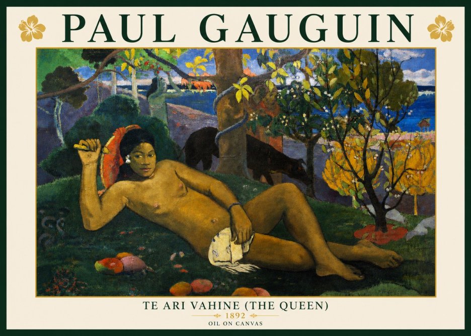 Paul Gauguin Te Ari Vahine (the Queen) No3 - Affiche