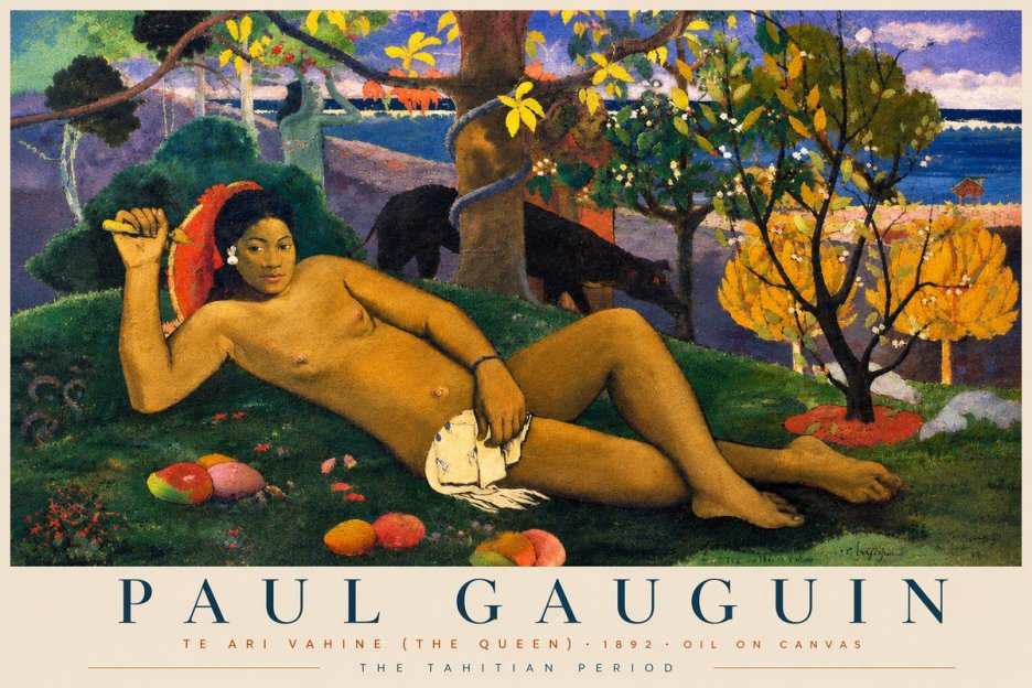 Paul Gauguin Te Ari Vahine (the Queen) No4 - Affiche