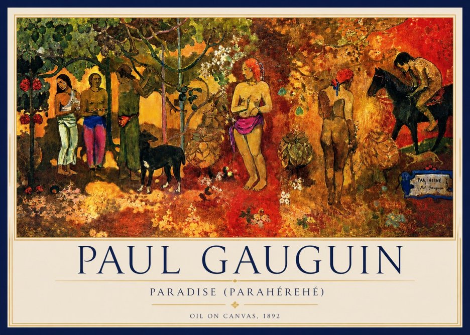 Paul Gauguin Paradise (Parahéréhé) No3 - Affiche