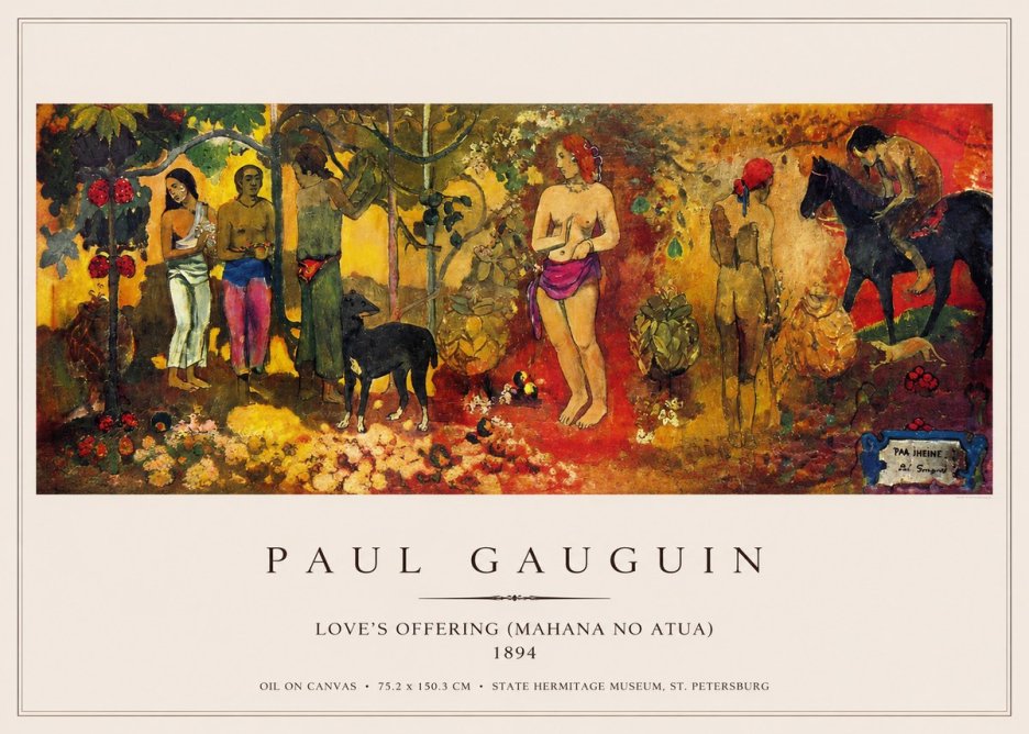 Paul Gauguin Paradise (Parahéréhé) No5 - Affiche