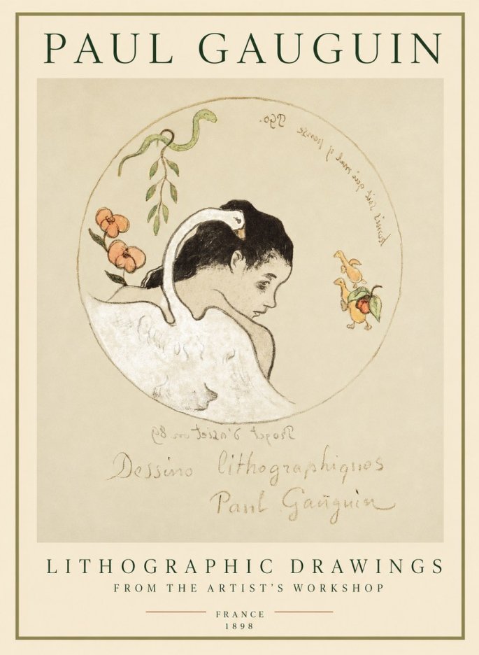 Paul Gauguin Dessins Lithographiques No1 - Affiche