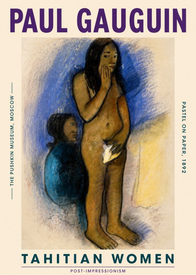 Paul Gauguin Tahitian Women No3 - Affiche