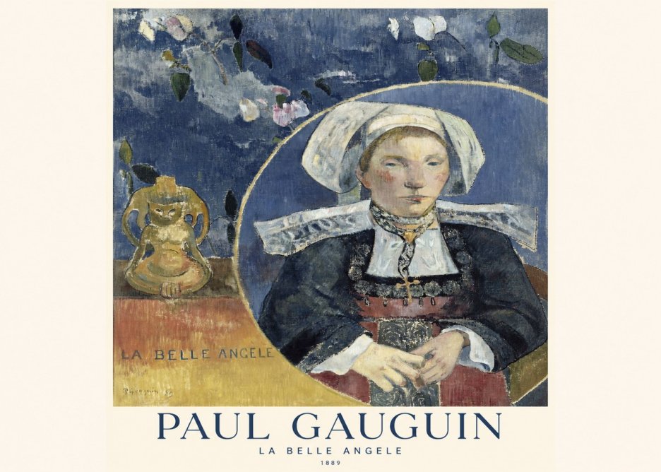 Paul Gauguin La Belle Angele No1 - Affiche