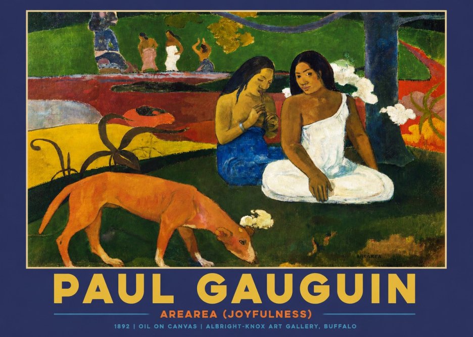 Paul Gauguin Arearea (Joyfulness) No2 - Affiche