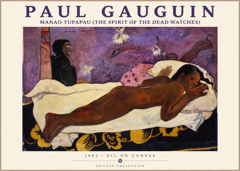 Paul Gauguin Manao Tupapau (the Spirit of the Dead Watches) No2 - Affiche