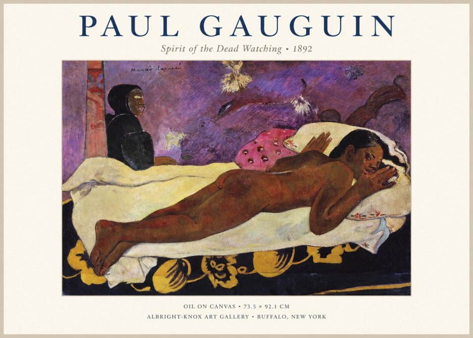Paul Gauguin Manao Tupapau (the Spirit of the Dead Watches) No5 - Affiche