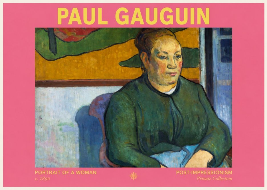 Paul Gauguin Portrait of a Woman No2 - Affiche