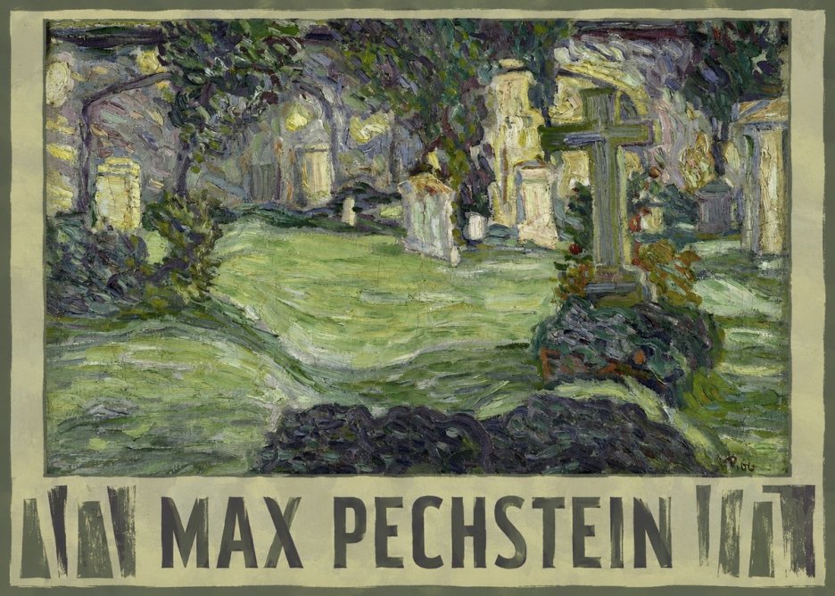 Max Pechstein Cemetery No3 - Affiche