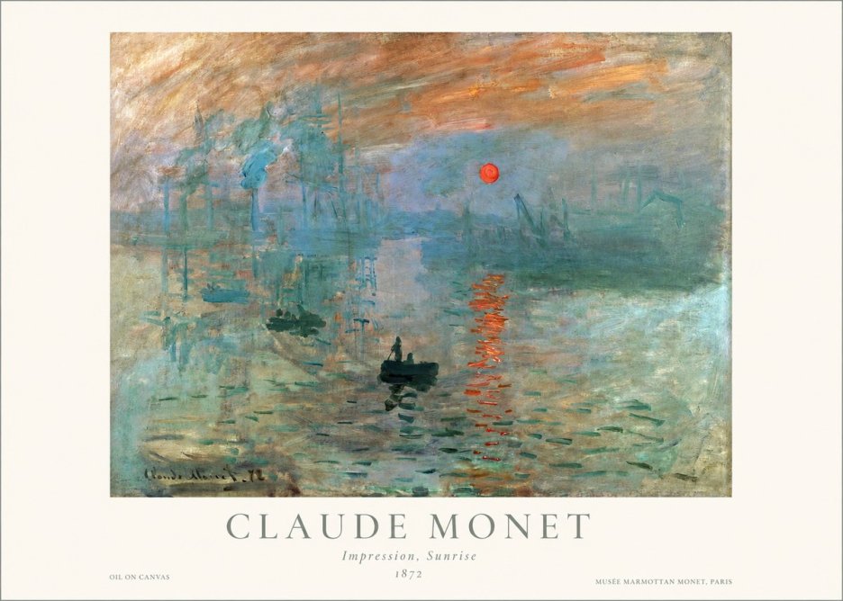 Monet Impression, Sunrise II No1 - Affiche
