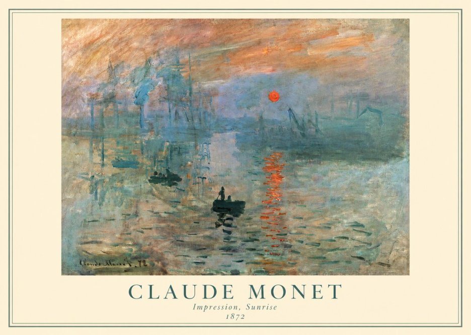 Monet Impression, Sunrise II No2 - Affiche