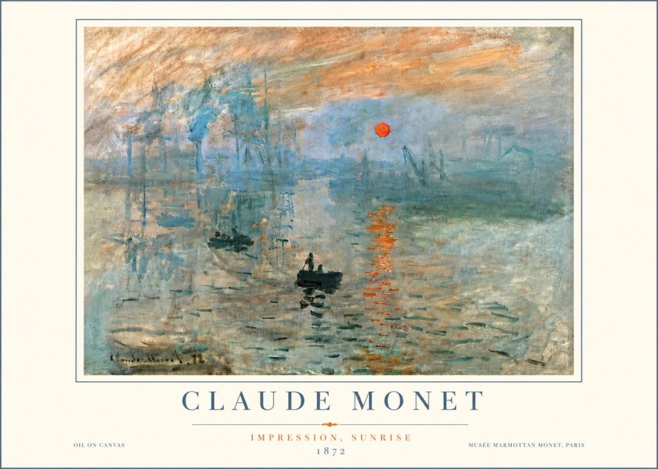 Monet Impression, Sunrise II No6 - Affiche