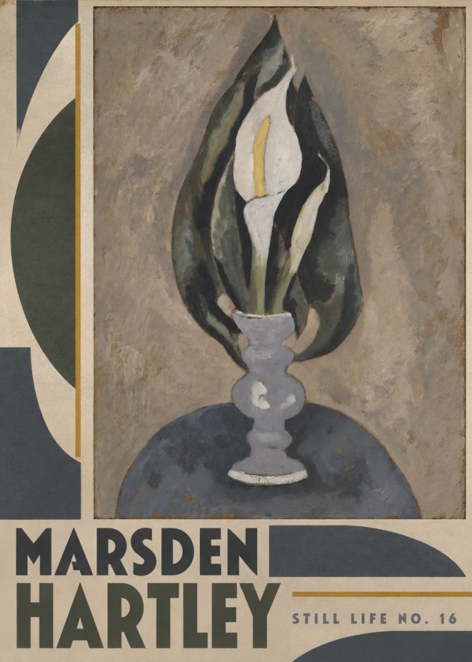 Marsden Hartley Still Life No. 16 No2 - Affiche