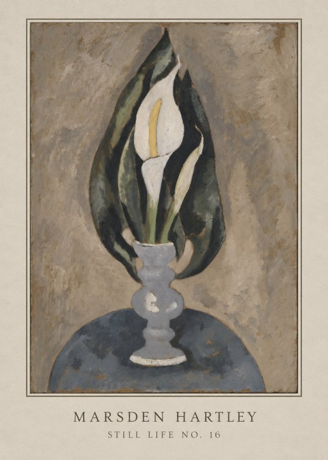 Marsden Hartley Still Life No. 16 No4 - Affiche