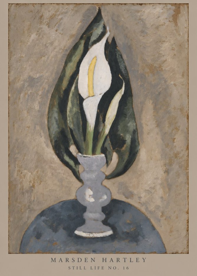 Marsden Hartley Still Life No. 16 No6 - Affiche