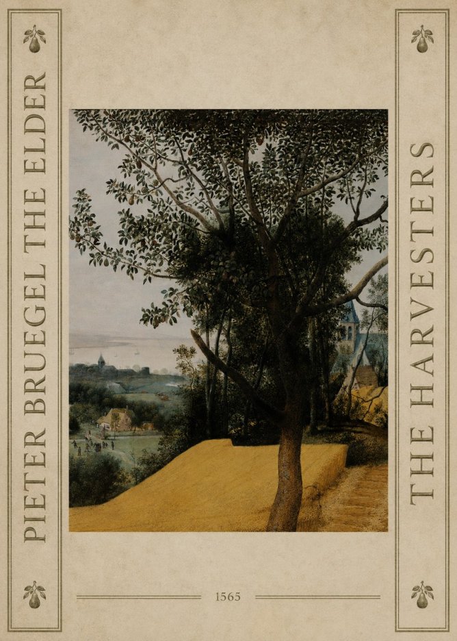 Pieter Bruegel The Harvesters III No4 - Affiche