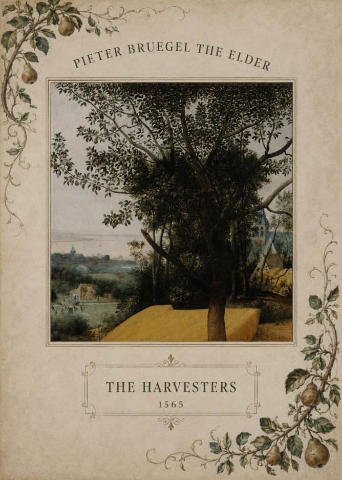Pieter Bruegel The Harvesters III No6 - Affiche