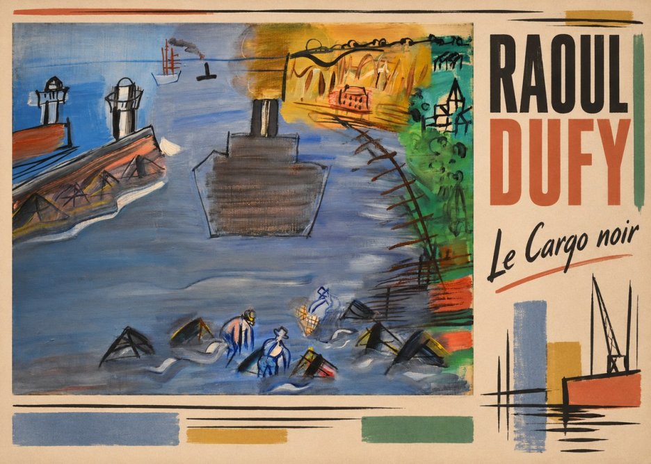 Raoul Dufy Le Cargo Noir No2 - Affiche