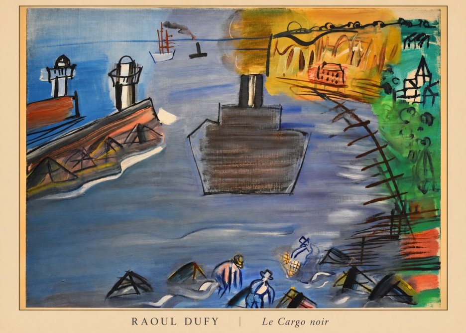 Raoul Dufy Le Cargo Noir No6 - Affiche