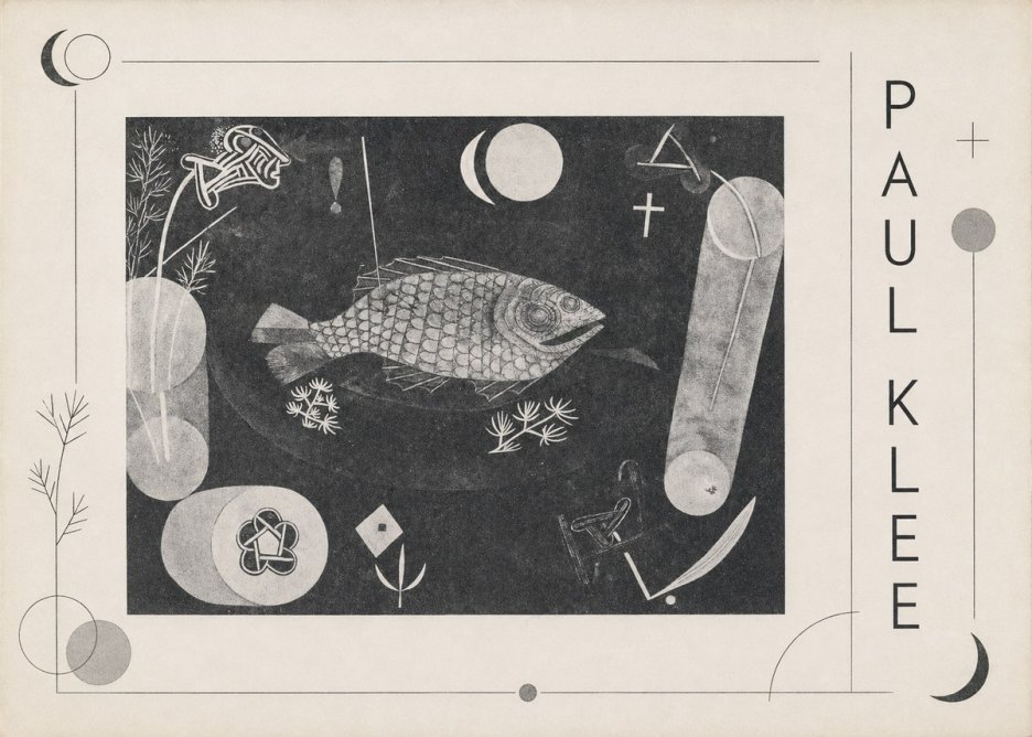Paul Klee Abstract Fish No2 - Affiche