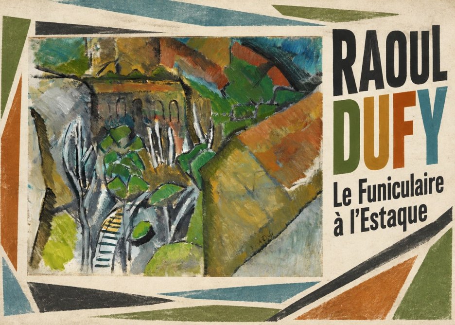 Raoul Dufy Le Funiculaire À L'estaque No2 - Affiche