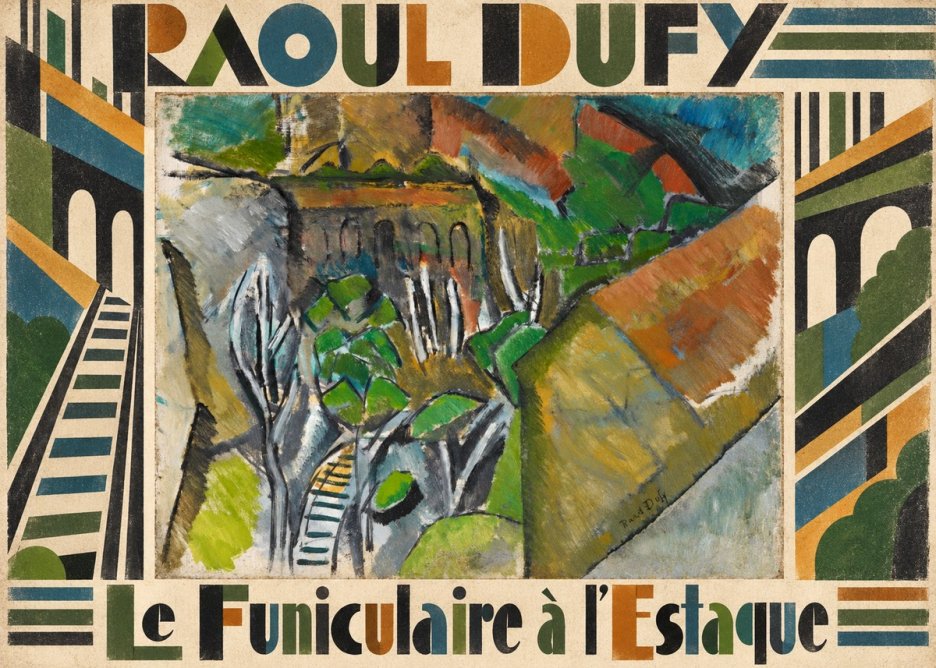Raoul Dufy Le Funiculaire À L'estaque No4 - Affiche