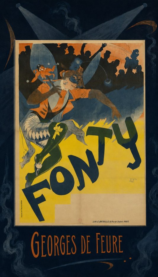 Georges de Feure Fonty I No5 - Affiche
